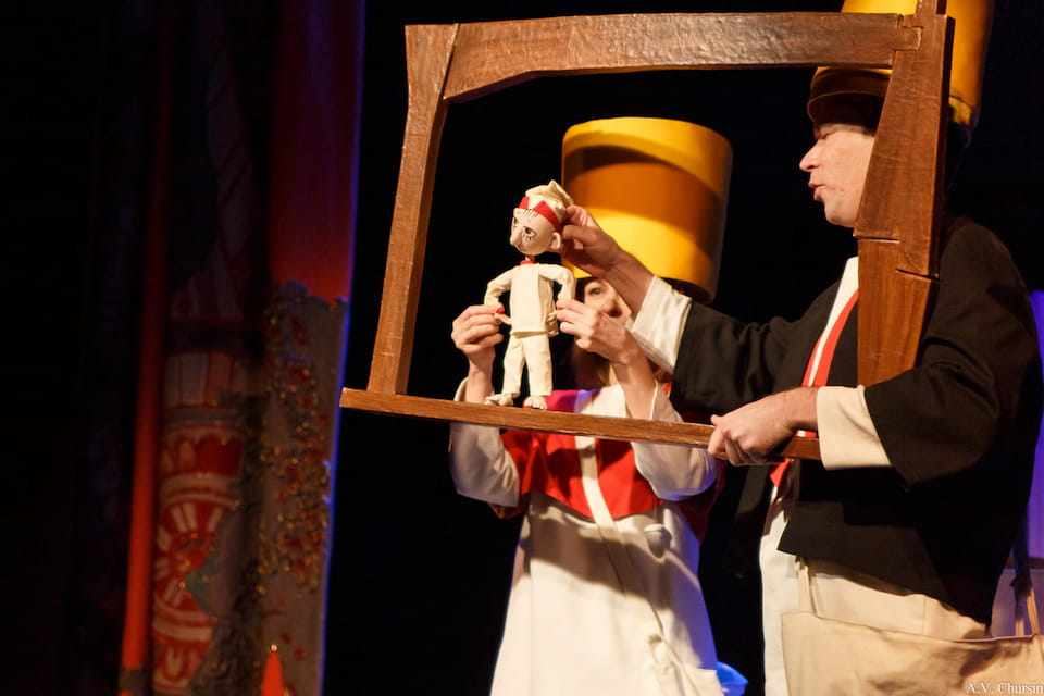 куклы кузбасса. театр образцова али баба и сорок разбойников. кукольный театр марионетки.